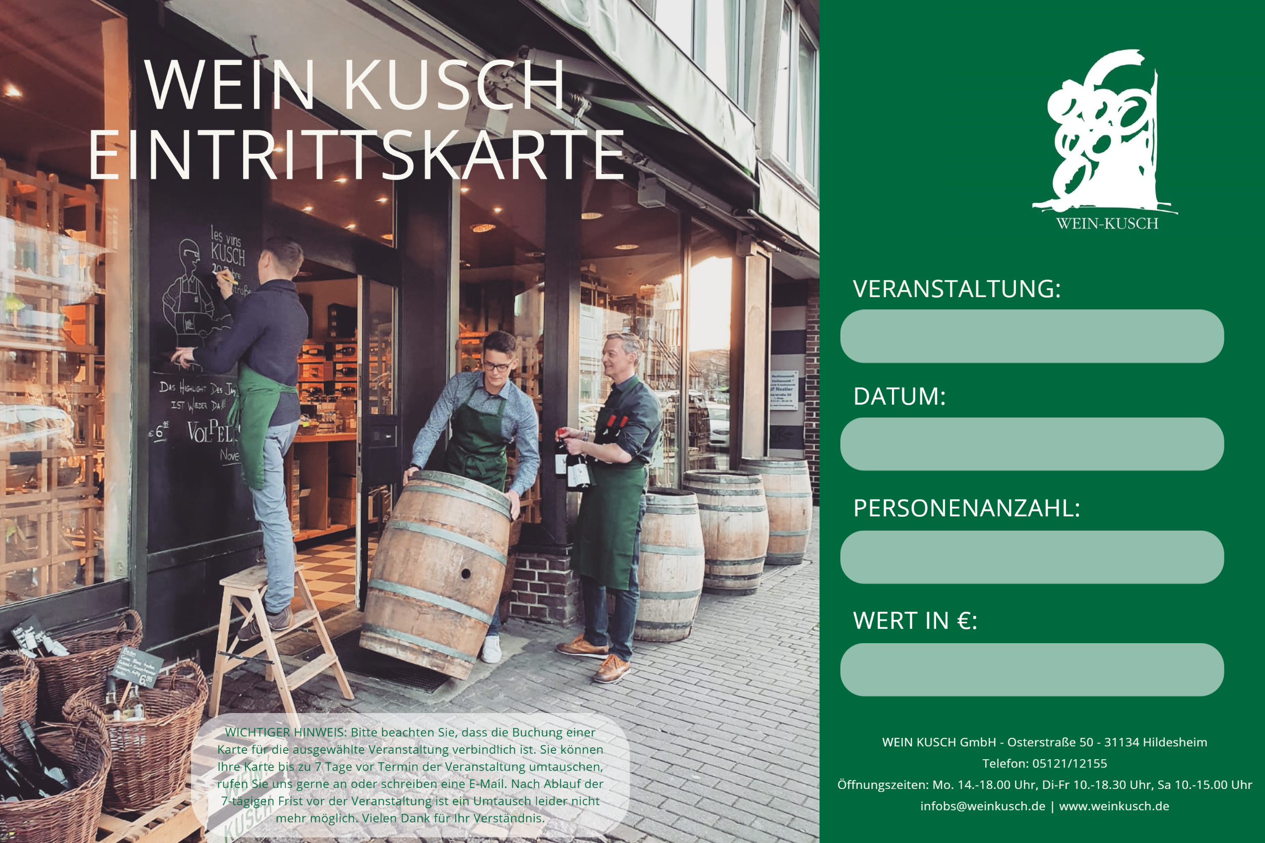 2022.10.14 - Große Weinverkostung in Hildesheim 19-22.00 Uhr